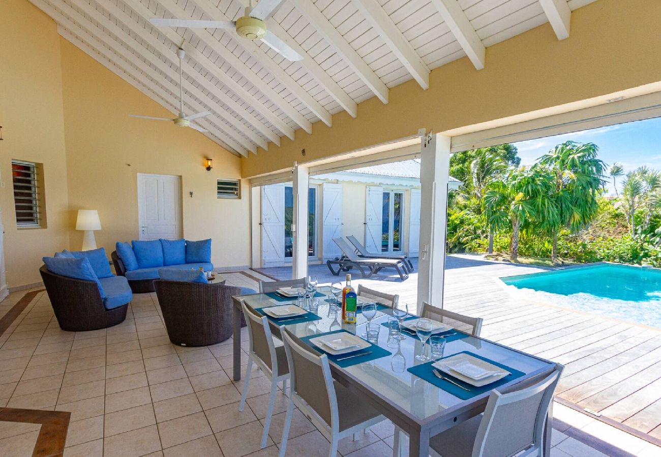 Villa in Deshaies - Villa à Deshaies G166A vue mer 3ch piscine