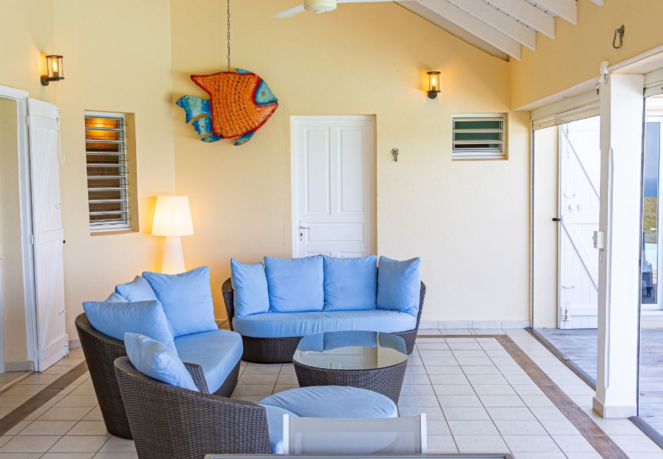 Villa in Deshaies - Villa à Deshaies G166A vue mer 3ch piscine