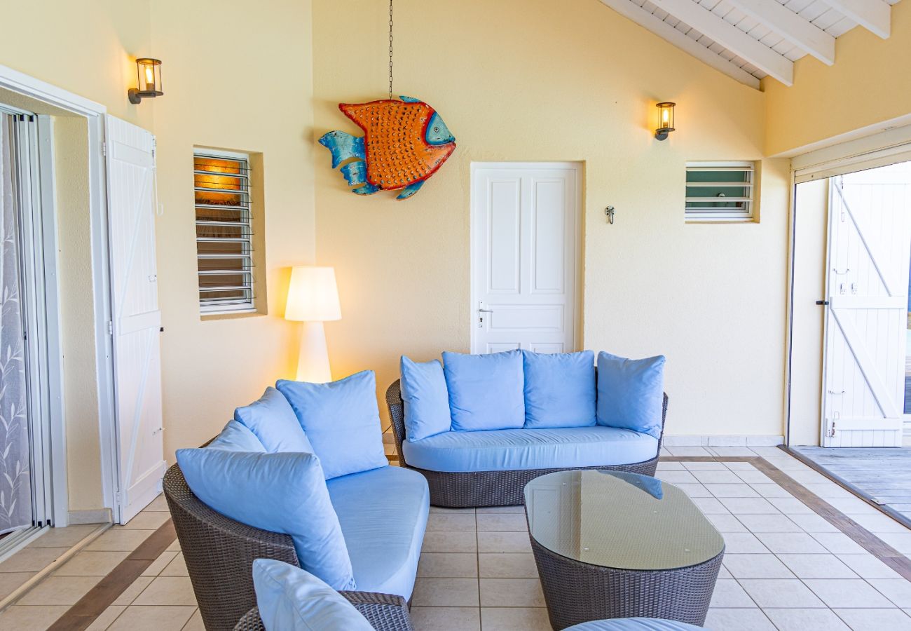 Villa in Deshaies - Villa à Deshaies G166A vue mer 3ch piscine