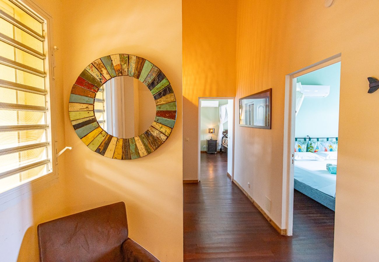 Villa in Deshaies - Villa à Deshaies G166A vue mer 3ch piscine