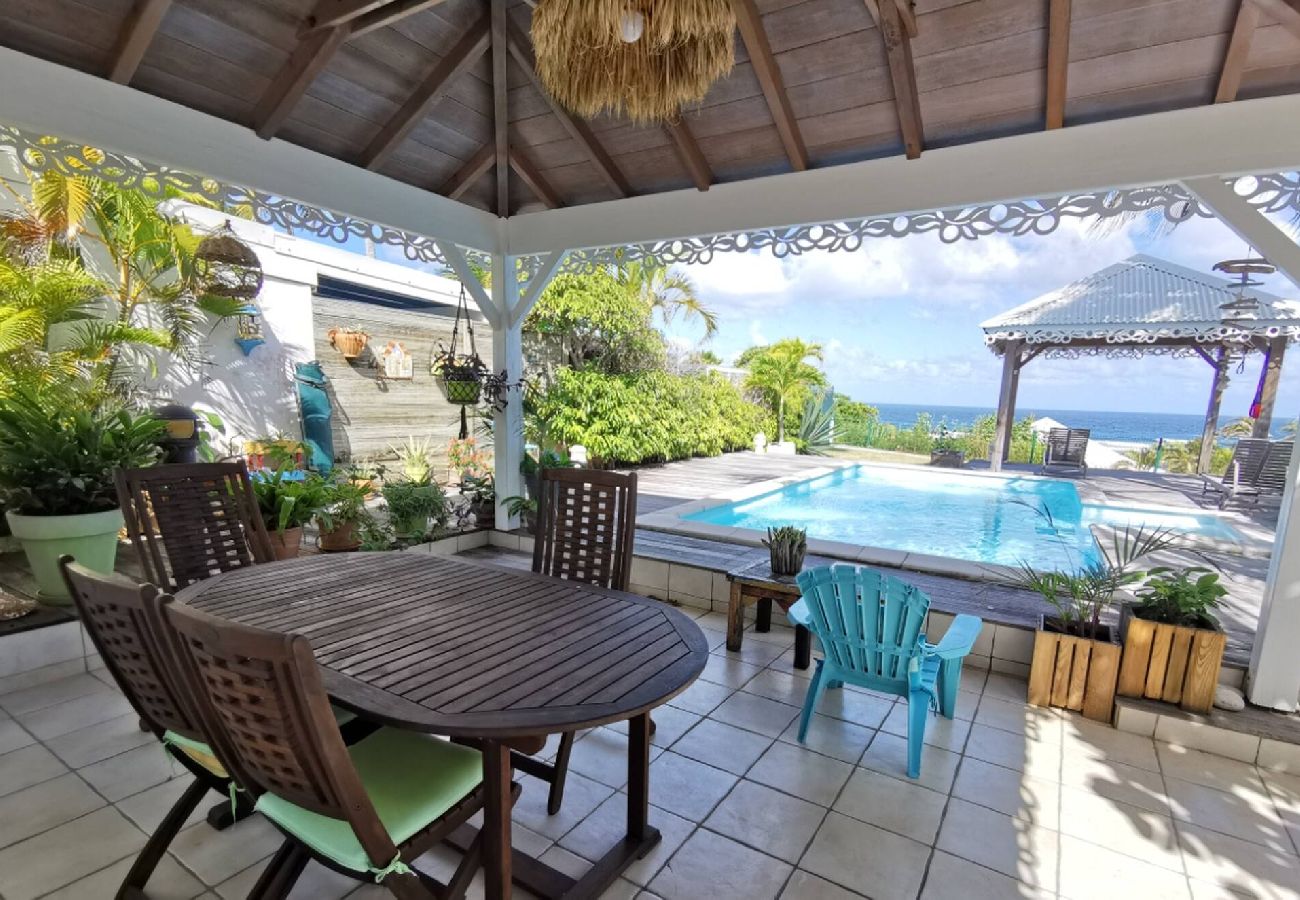 Villa in Saint-François - Villa Saint François Ref G044 2ch vue mer piscine