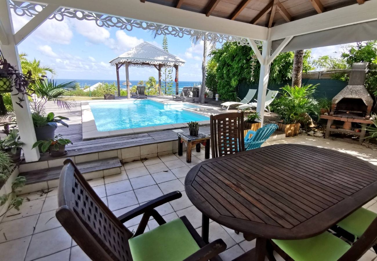 Villa in Saint-François - Villa Saint François Ref G044 2ch vue mer piscine