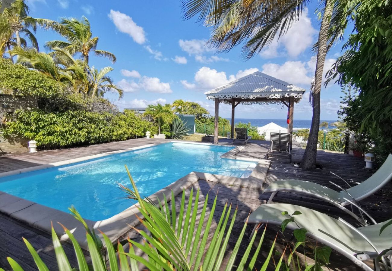 Villa in Saint-François - Villa Saint François Ref G044 2ch vue mer piscine