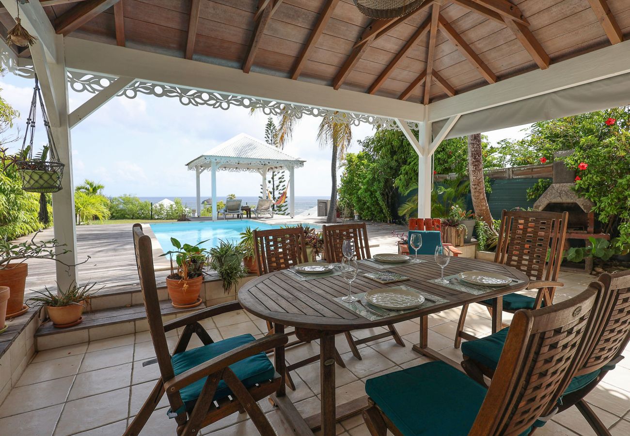 Villa in Saint-François - Villa Saint François Ref G044 2ch vue mer piscine