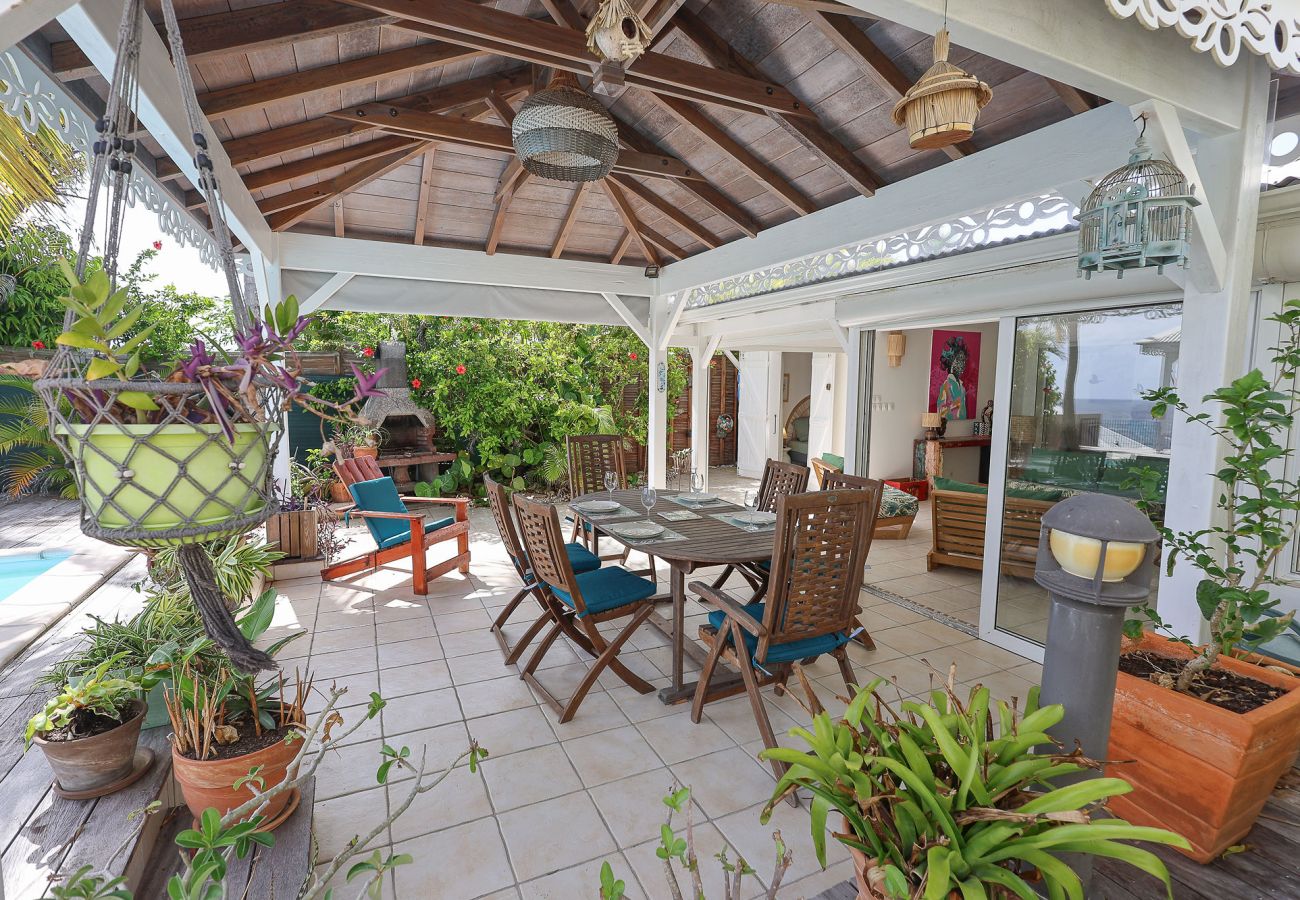 Villa in Saint-François - Villa Saint François Ref G044 2ch vue mer piscine