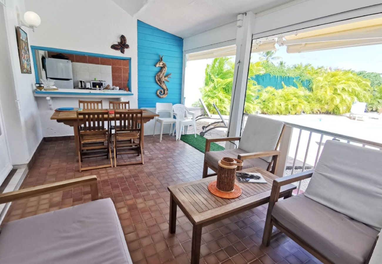 Villa in Saint-François - Villa à Saint François G014 - 2 chambres piscine