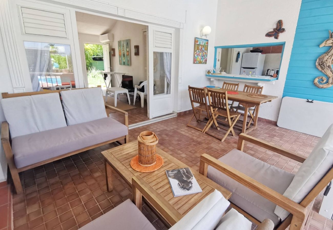Villa in Saint-François - Villa à Saint François G014 - 2 chambres piscine