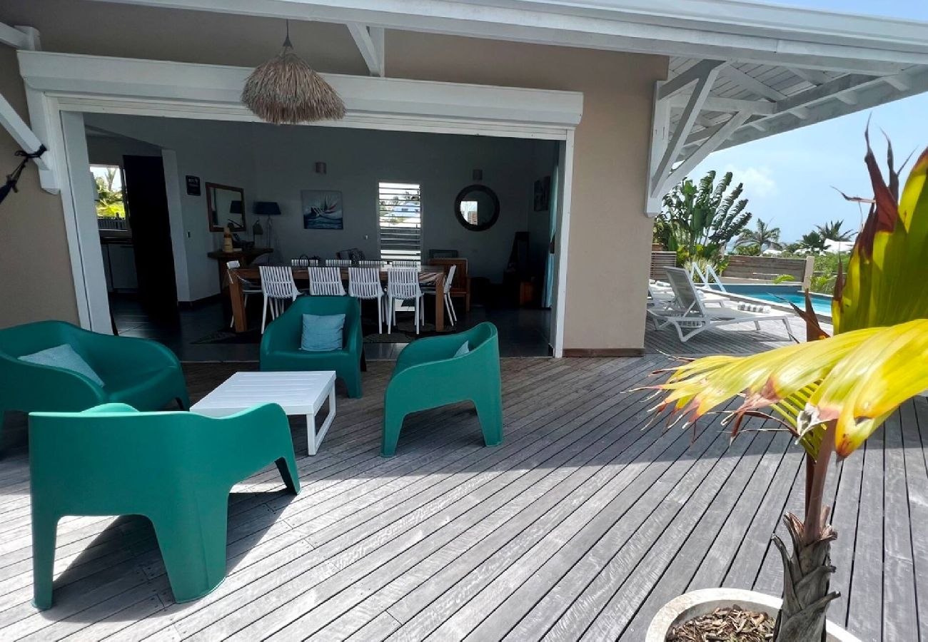 Villa in Sainte-Anne - Villa à Ste Anne G170 - 4 chambres piscine vue mer