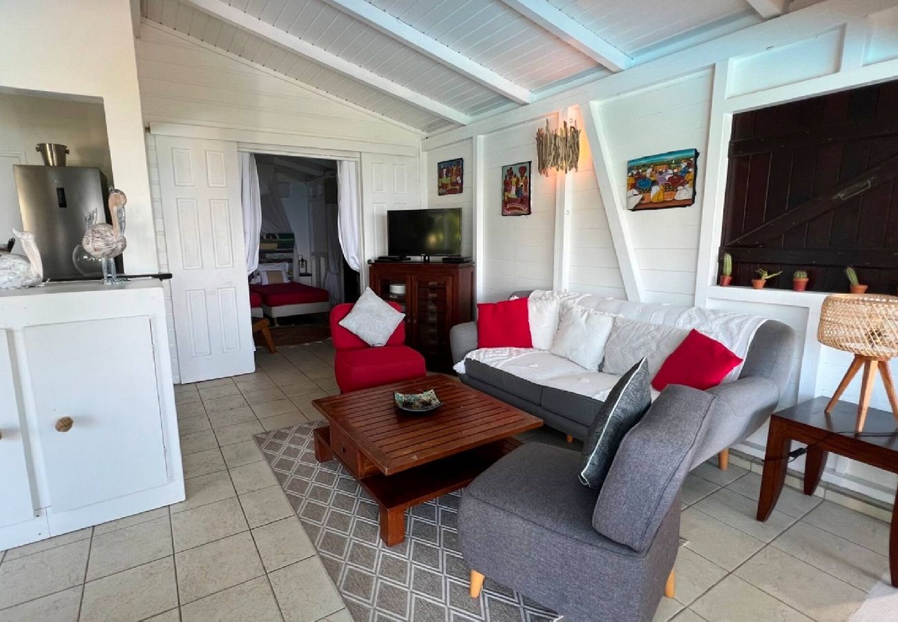 Villa in Deshaies - Villa à Deshaies G099C 2 chambres piscine vue mer
