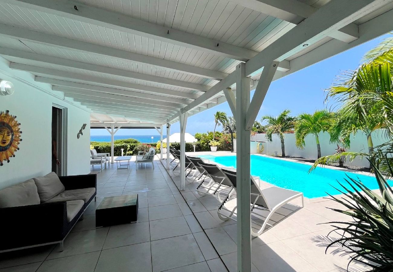 Villa in Saint-François - Villa à St François G160 - 3 ch piscine vue mer