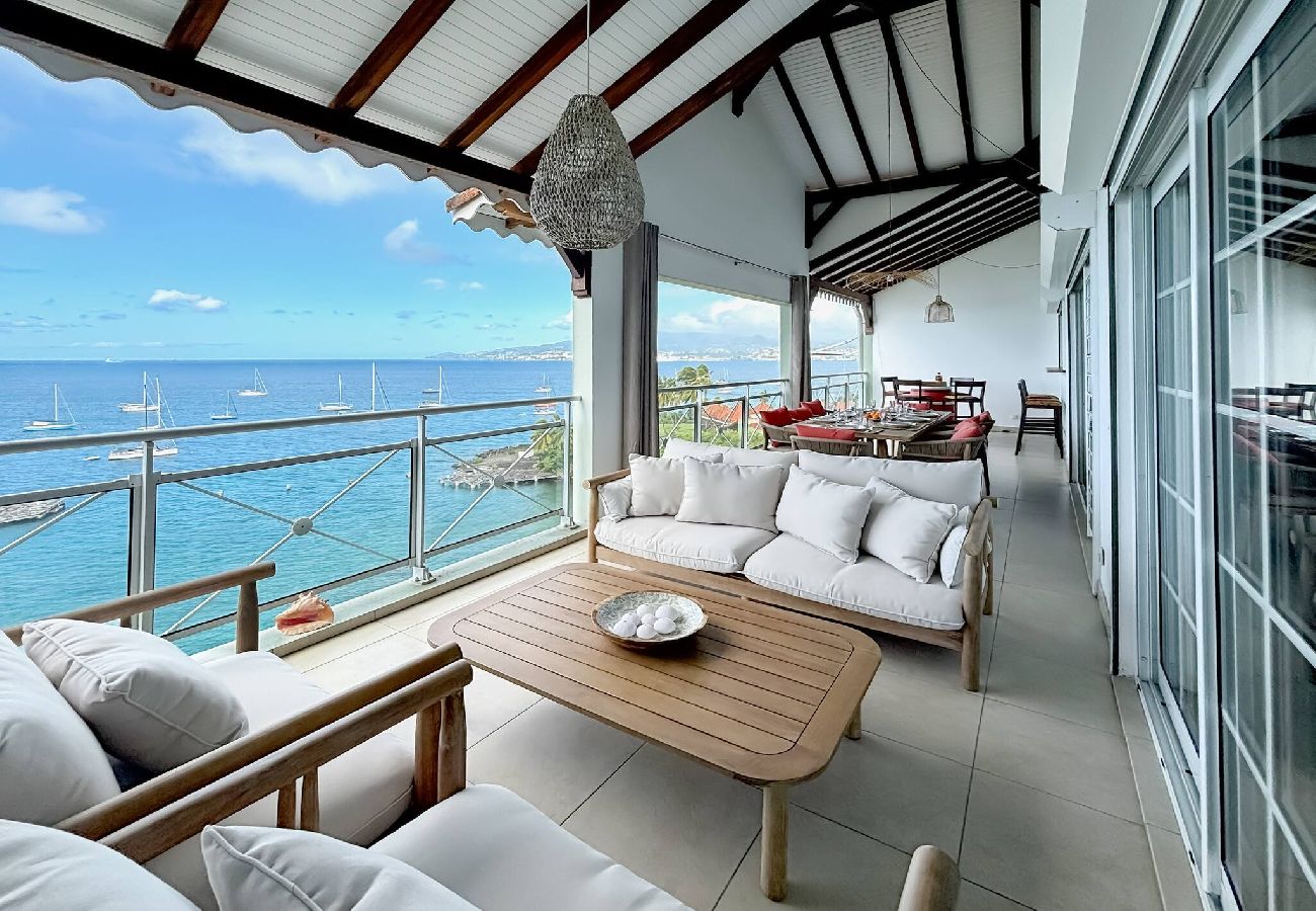 Apartment in Les Trois-Ilets - T5 Le Grand Bleu, vue mer,  plage a 100 mètres
