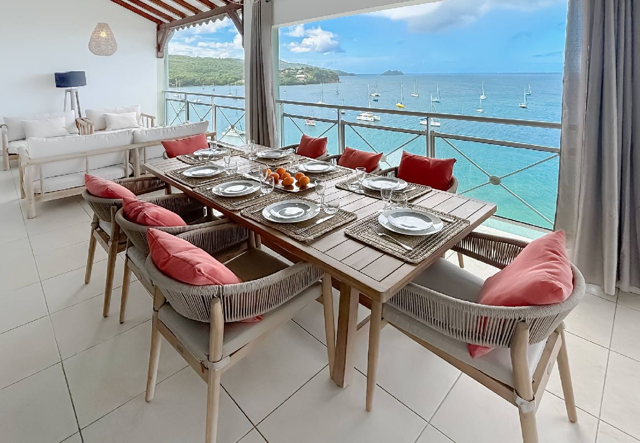 Apartment in Les Trois-Ilets - T5 Le Grand Bleu, vue mer,  plage a 100 mètres
