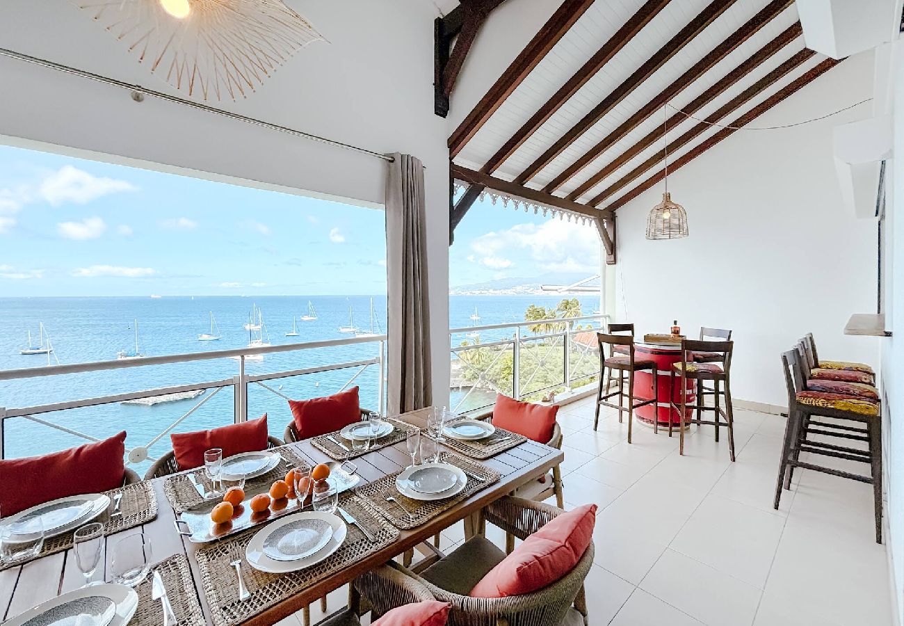 Apartment in Les Trois-Ilets - T5 Le Grand Bleu, vue mer,  plage a 100 mètres