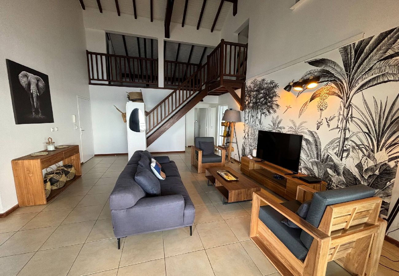 Apartment in Les Trois-Ilets - T5 Le Grand Bleu, vue mer,  plage a 100 mètres