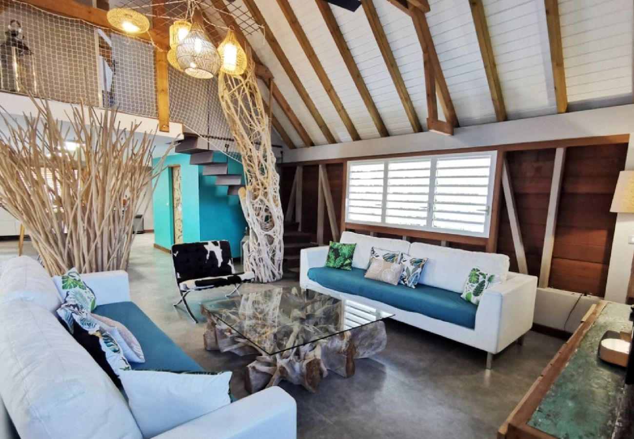 Villa in Saint-François - Villa à Saint François G212 - 4 ch piscine plage