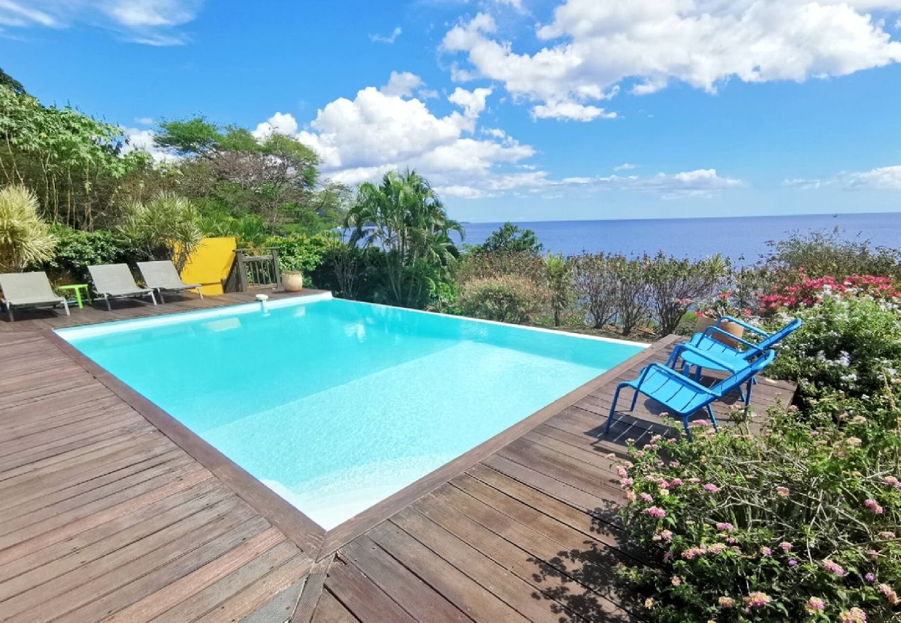 Villa in Pointe-Noire - Villa à Pointe Noire G187D vue mer 12 pers piscine