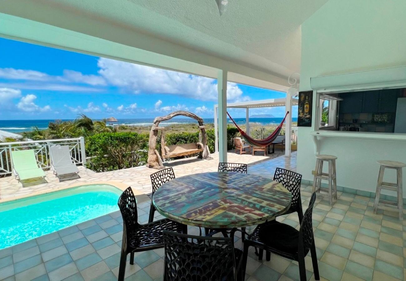 Villa in Saint-François - Villa à Saint-François G058 2 ch piscine vue mer