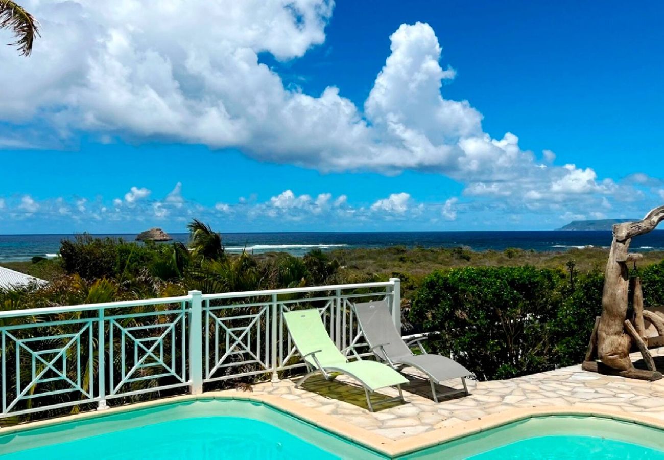 Villa in Saint-François - Villa à Saint-François G058 2 ch piscine vue mer