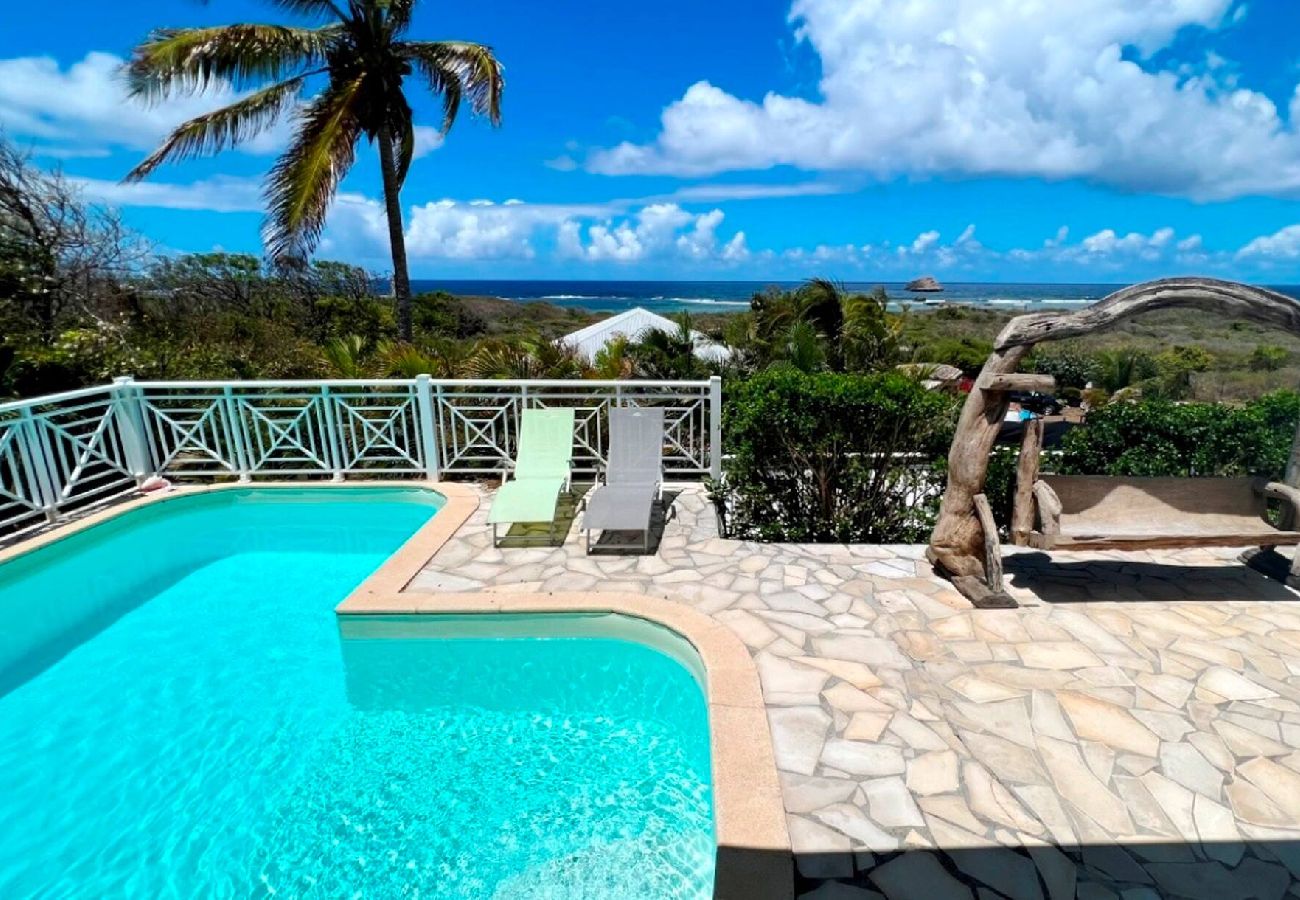 Villa in Saint-François - Villa à Saint-François G058 2 ch piscine vue mer