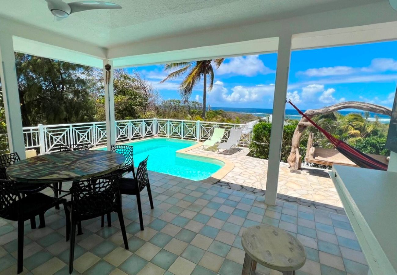 Villa in Saint-François - Villa à Saint-François G058 2 ch piscine vue mer