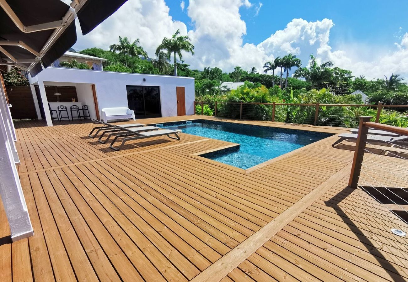 Villa in Deshaies - Villa à Deshaies G209 vue mer 8 pers piscine