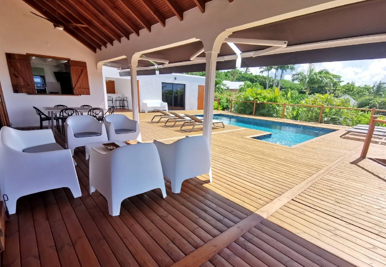 Villa in Deshaies - Villa à Deshaies G209 vue mer 8 pers piscine