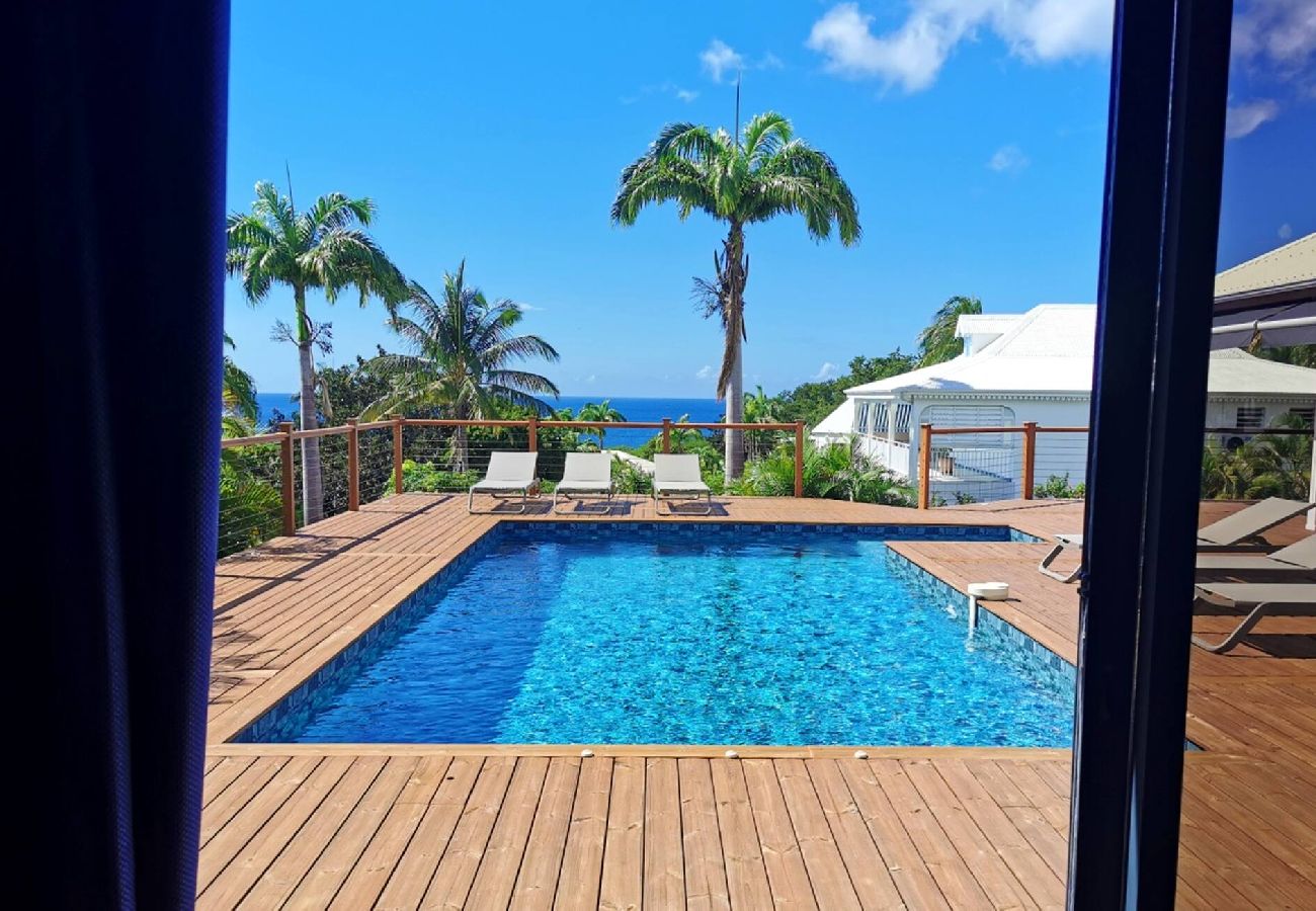 Villa in Deshaies - Villa à Deshaies G209 vue mer 8 pers piscine