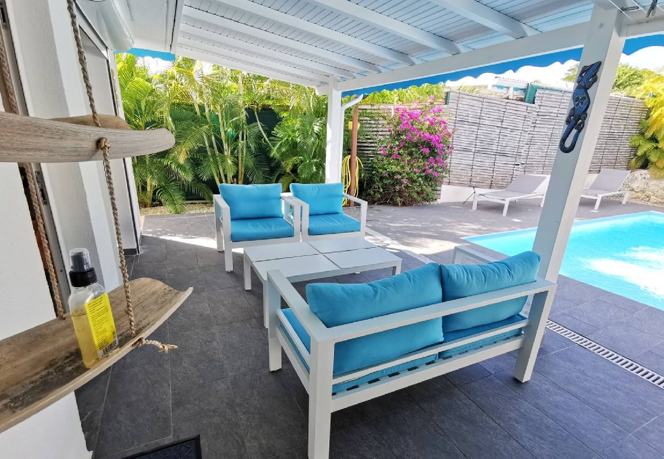Villa in Saint-François - Villa ref G019a Saint François 1 ch piscine 4 pers