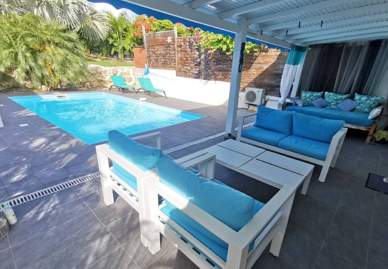 Villa in Saint-François - Villa ref G019a Saint François 1 ch piscine 4 pers