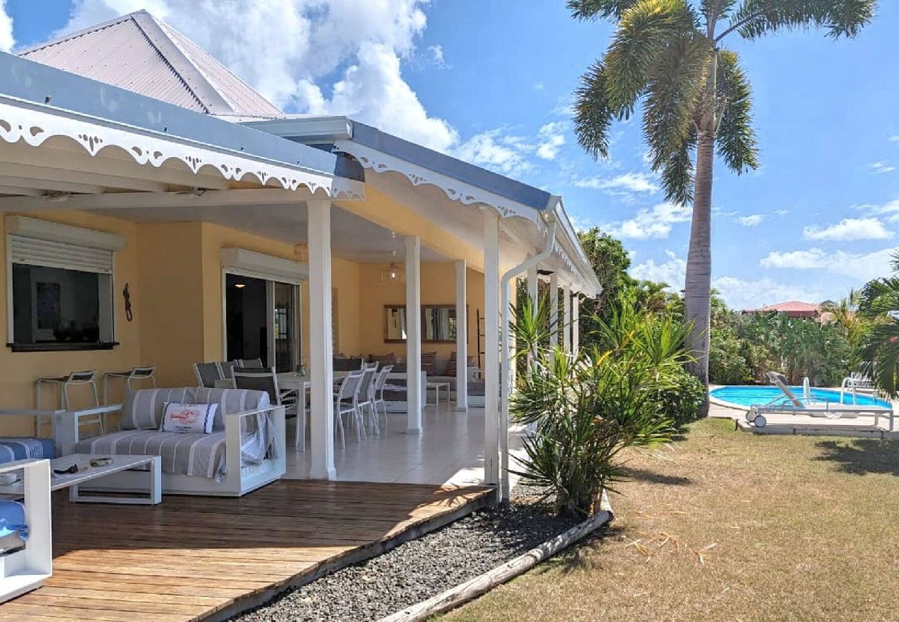 Villa in Sainte-Anne - Villa à Sainte Anne G166B 5 ch 12 pers piscine vue