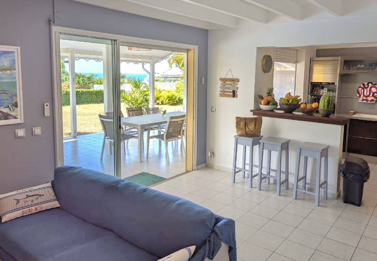 Villa in Sainte-Anne - Villa à Sainte Anne G166B 5 ch 12 pers piscine vue