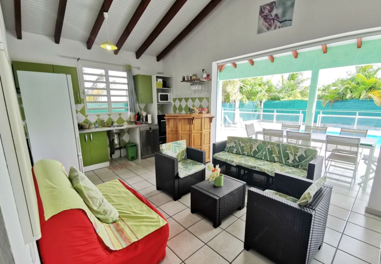 Villa in Saint-François - Villa à Saint François G023C 3 ch 8 pers piscine