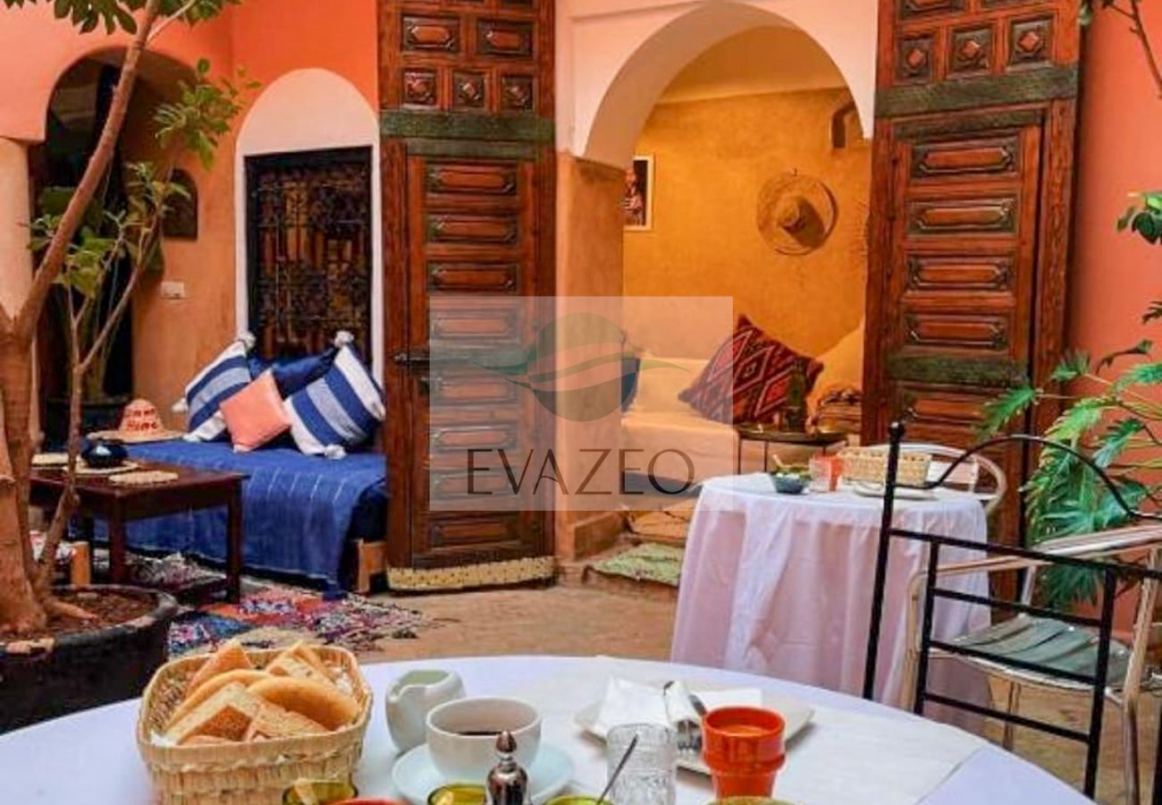 Rent by room in Marrakech - CH QUADRUPLE Riad Sidi Radoine MAR0052F