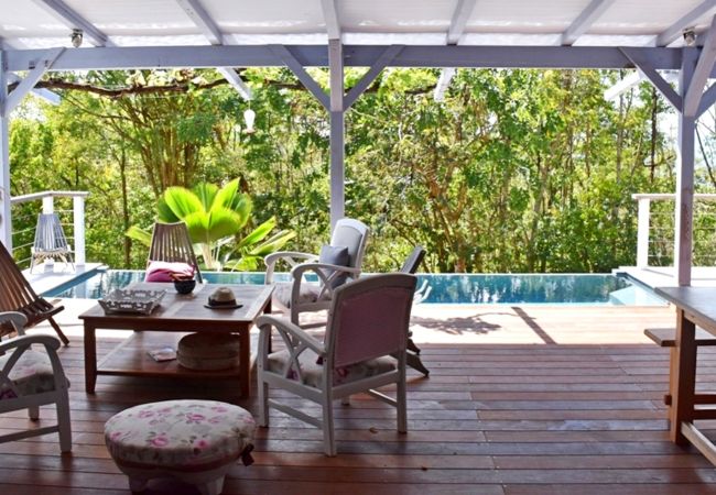 Villa in Deshaies - Villa Bleu Outremer à Deshaies Ref GEA007