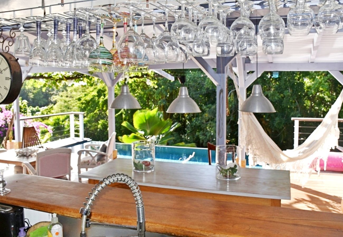 Villa in Deshaies - Villa Bleu Outremer à Deshaies Ref GEA007