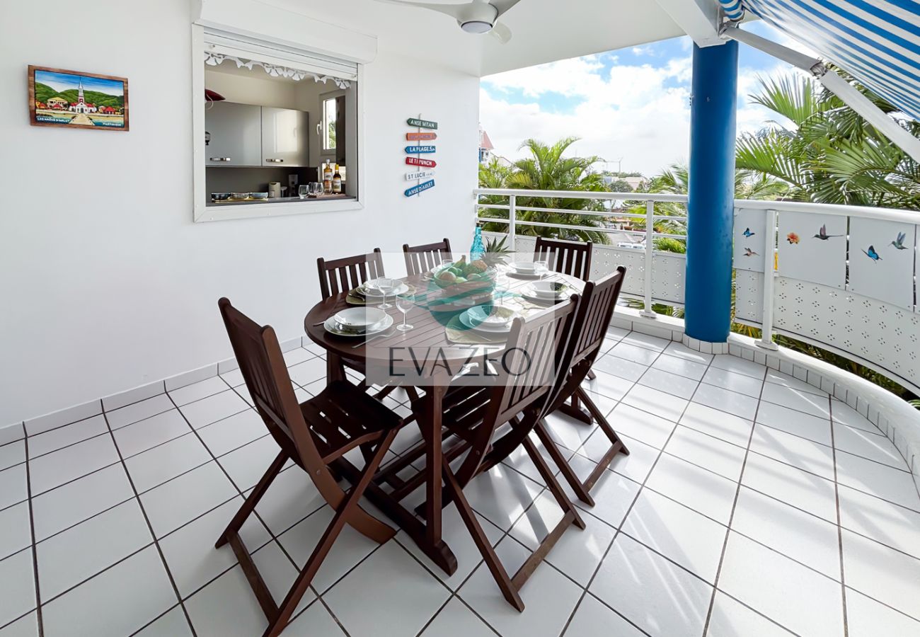 Appartement à Les Trois-Ilets - Appartement Trois Ilets Autentik hm302 2ch vue mer