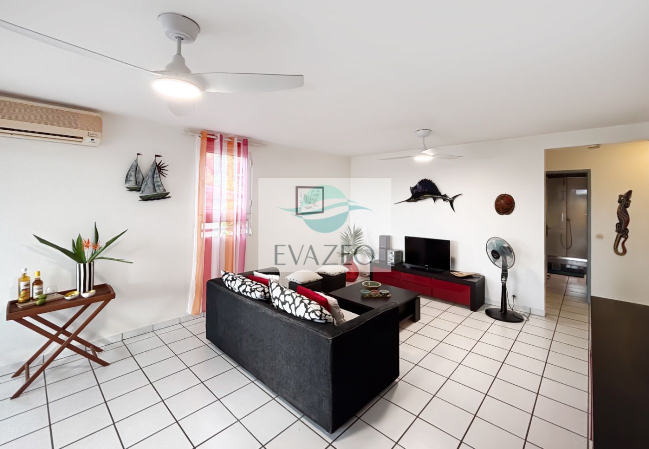 Appartement à Les Trois-Ilets - Appartement Trois Ilets Autentik hm302 2ch vue mer