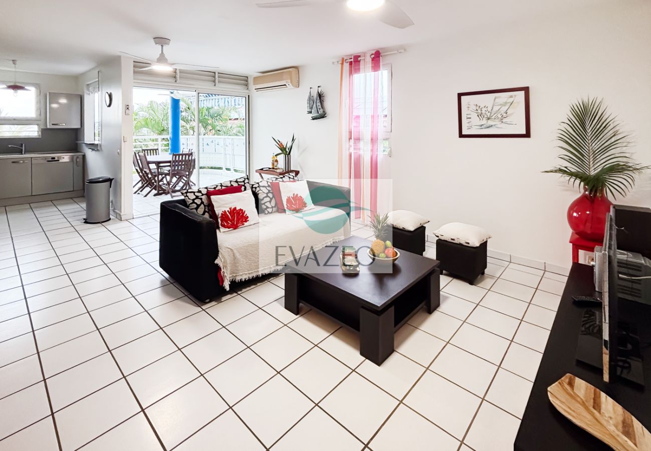Appartement à Les Trois-Ilets - Appartement Trois Ilets Autentik hm302 2ch vue mer