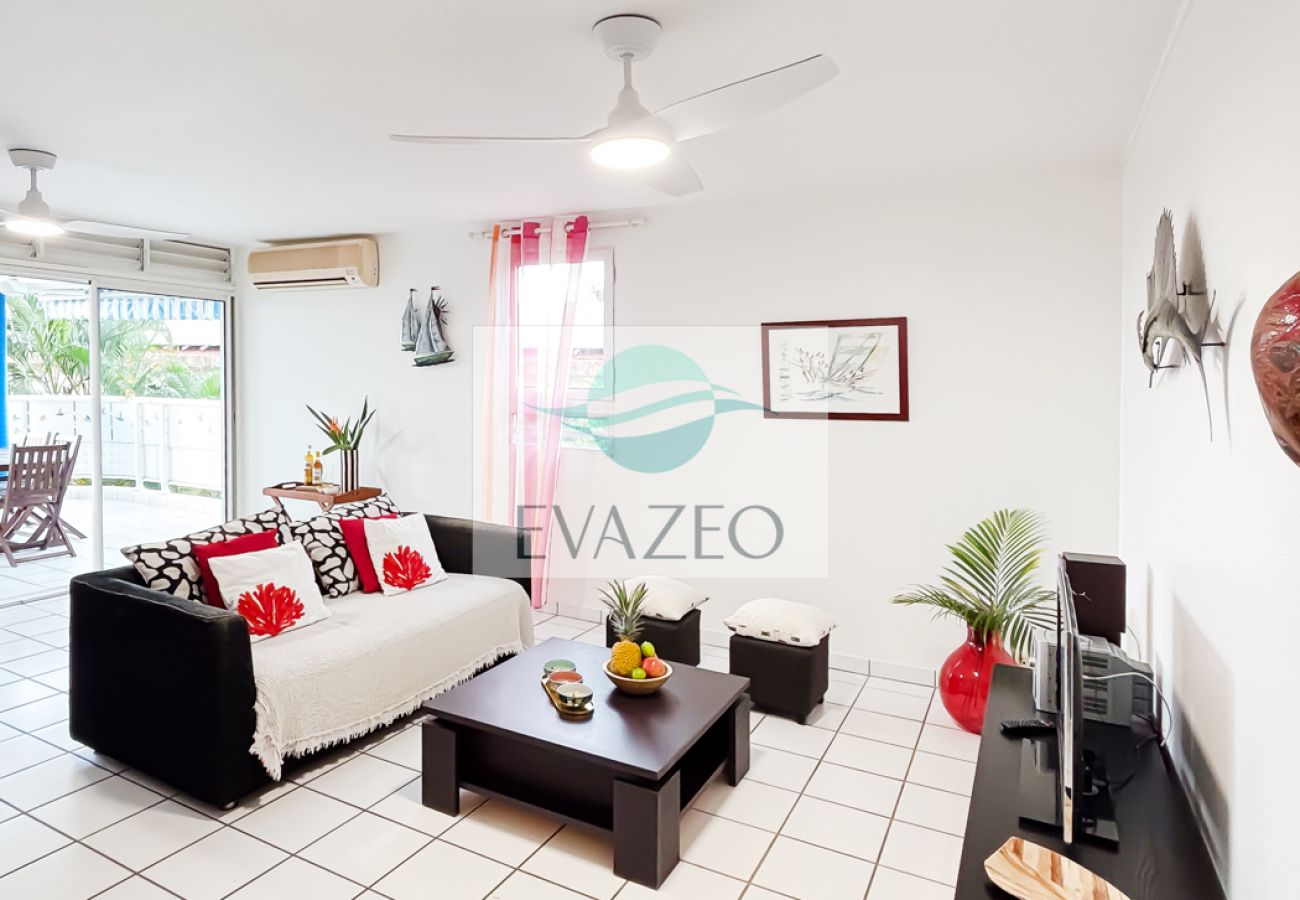 Appartement à Les Trois-Ilets - Appartement Trois Ilets Autentik hm302 2ch vue mer