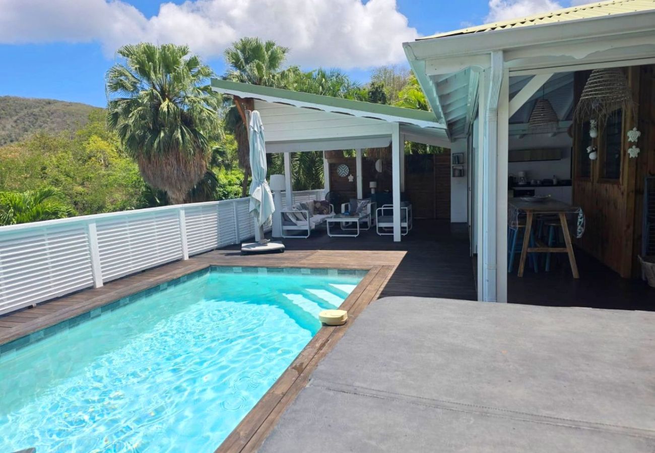 Villa à Deshaies - Villa à Deshaies G128B 3 chambres piscine vue mer