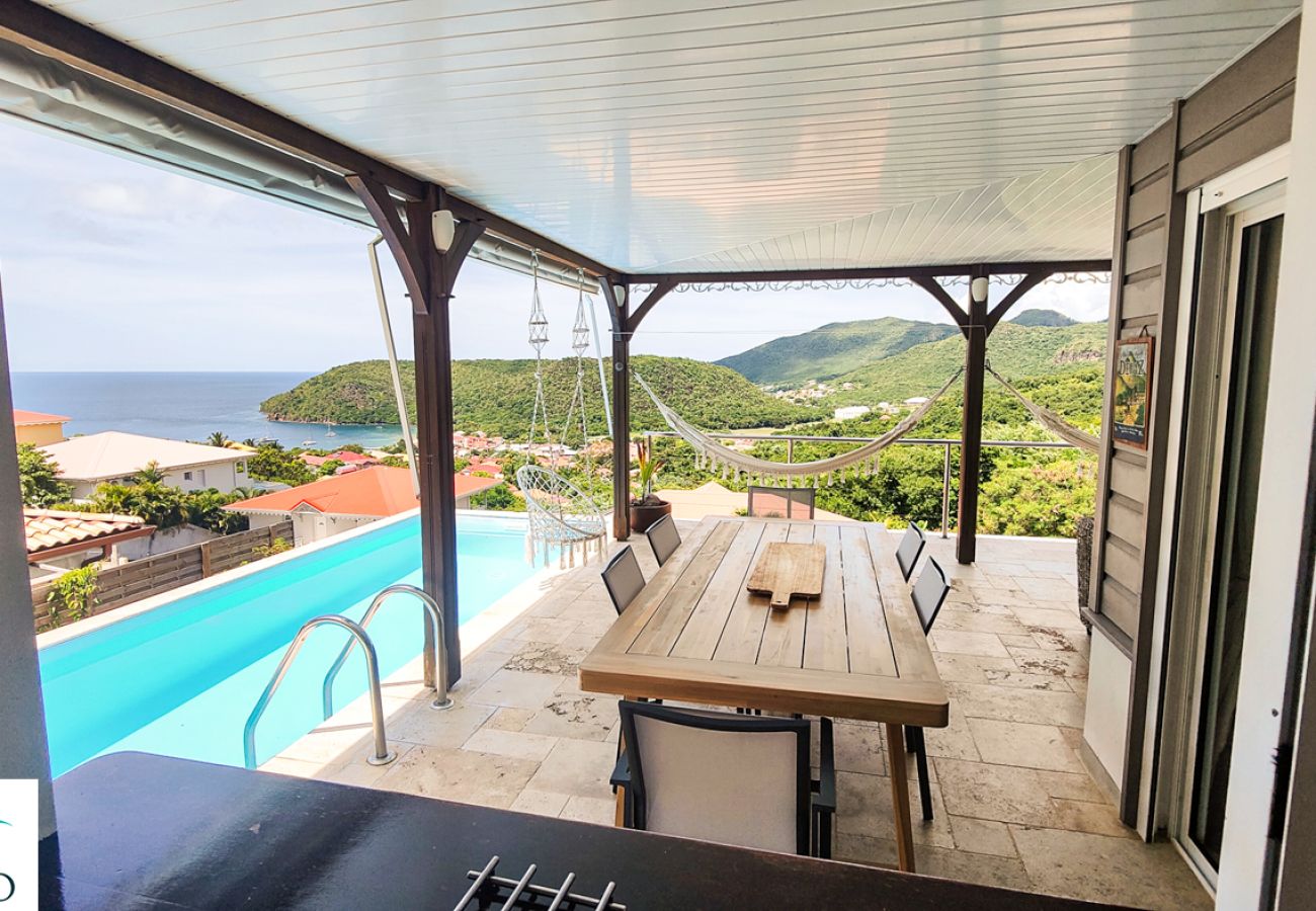 villa à Les Anses-d'Arlet - Villa Anse d`Arlet Vue mer 6 CH - REF MV301